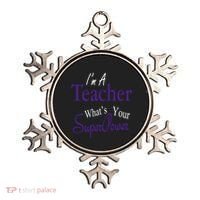 I Teach What's Your Super Power Ornament thumb 0
