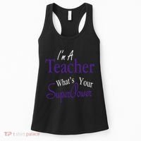 I Teach What's Your Super Power Women's Tank Top thumb 0