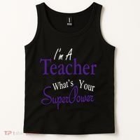 I Teach What's Your Super Power Tank Top thumb 2