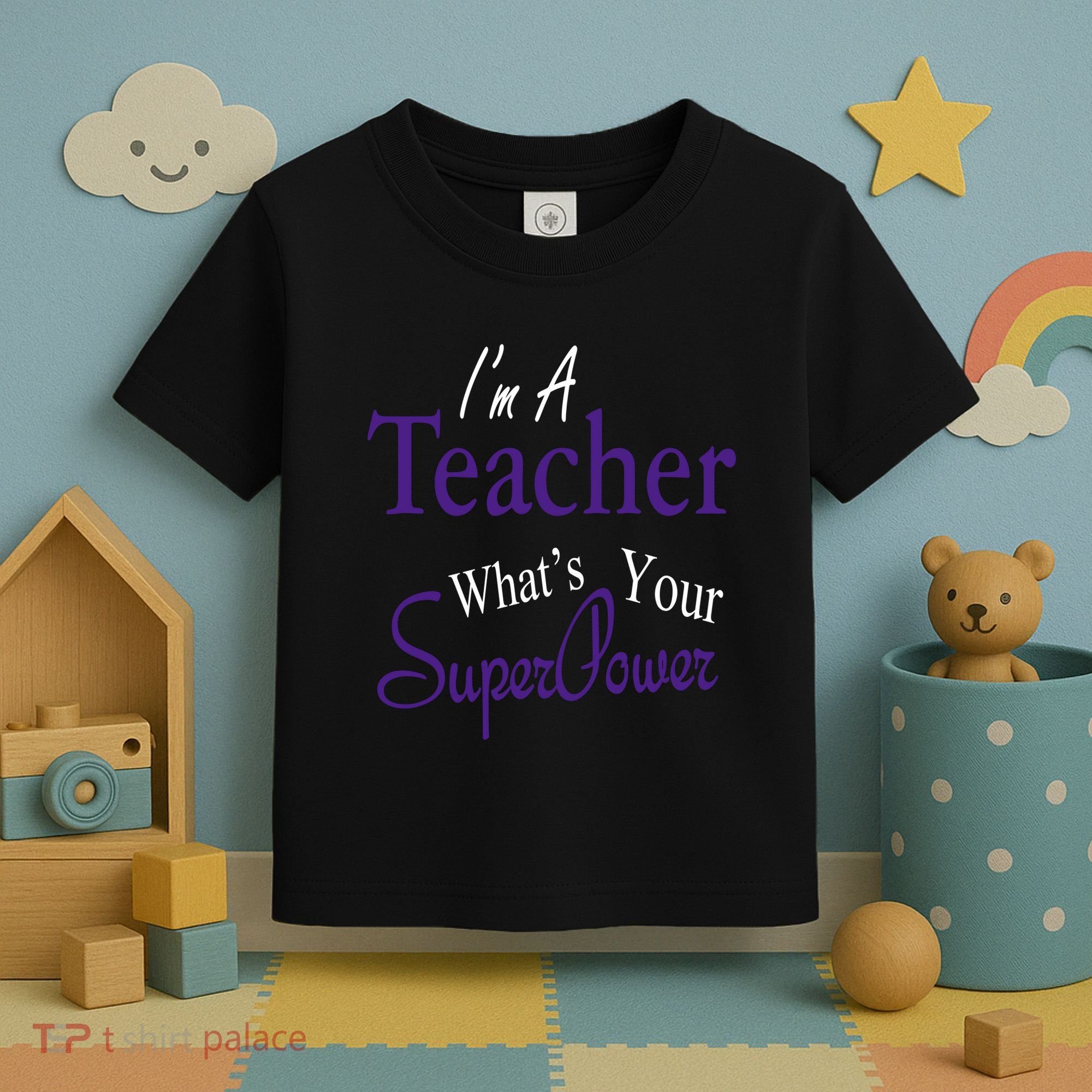 I Teach What's Your Super Power Toddler T-Shirt