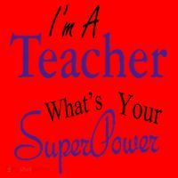 I Teach What's Your Super Power Santa Hat thumb 1