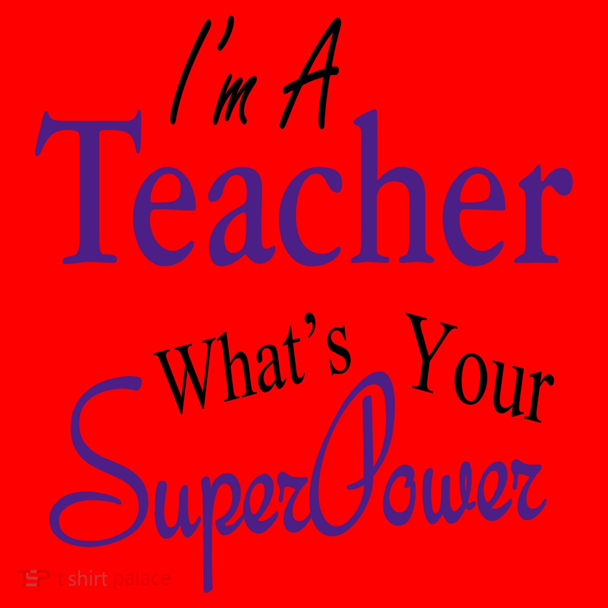 I Teach What's Your Super Power Santa Hat