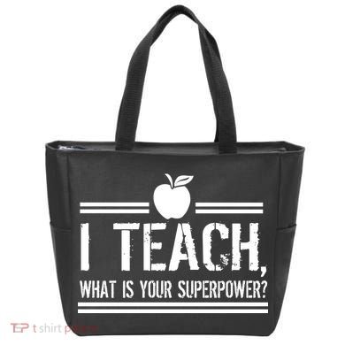 I Teach What's Your Super Power Funny Bag