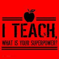 I Teach What's Your Super Power Funny Santa Hat thumb 1