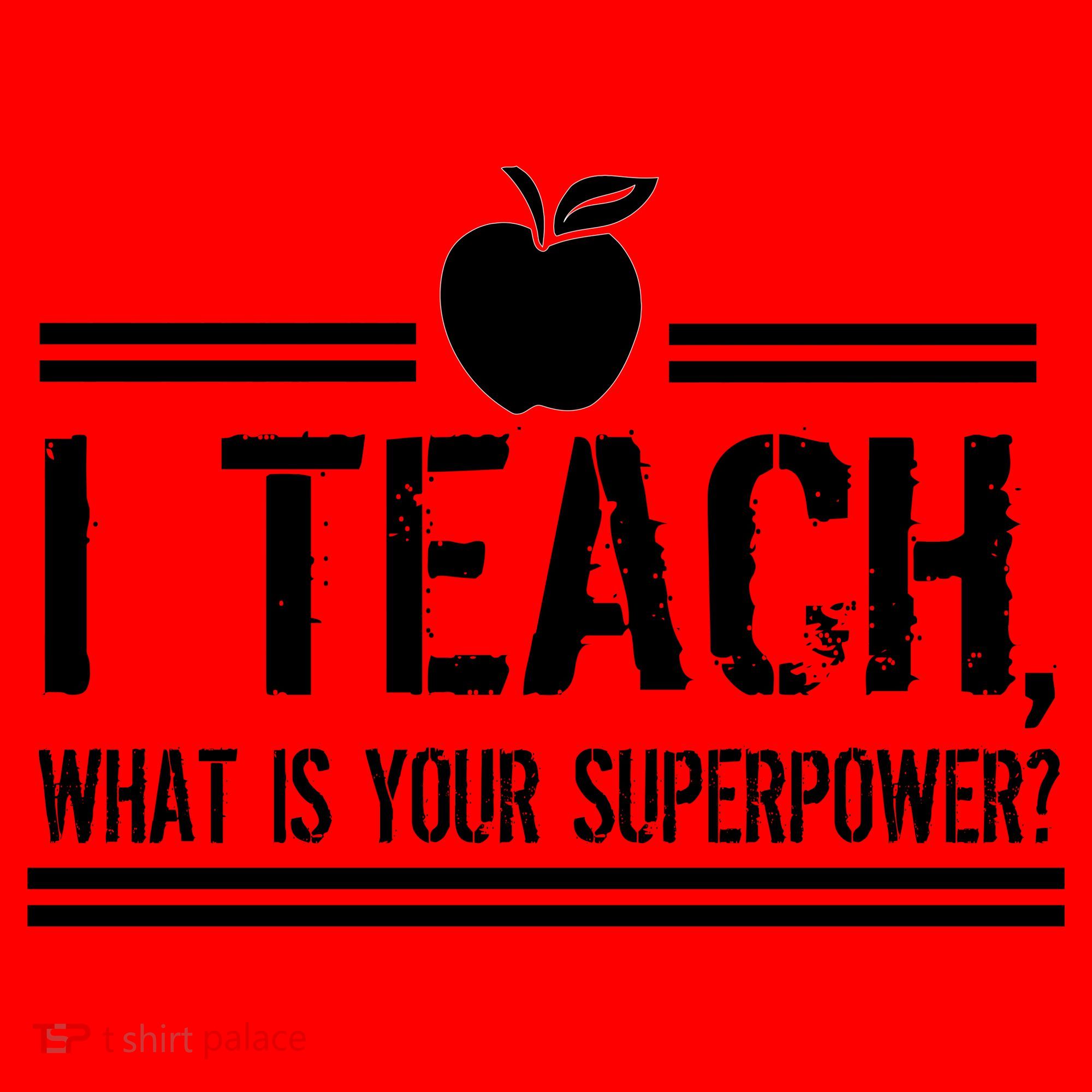 I Teach What's Your Super Power Funny Santa Hat