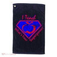 I Teach What's Your Superpower  Golf Towel thumb 0