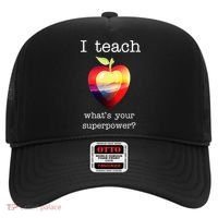 I Teach What's Your Superpower? Teachers Apple Hat thumb 0
