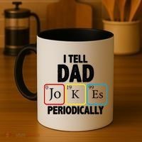 I Tell Dad Jokes Periodically Coffee Mug thumb 4