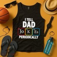 I Tell Dad Jokes Periodically Tank Top thumb 4