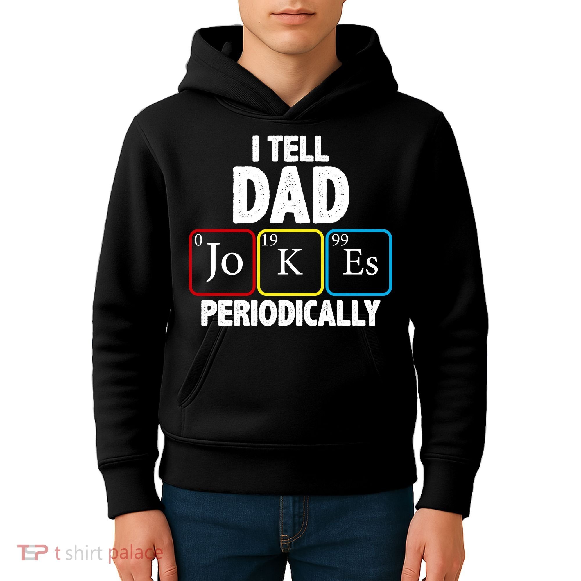 I Tell Dad Jokes Periodically Kids Hoodie