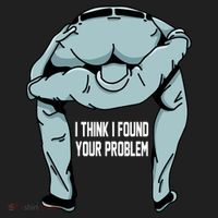 I Think I Found Your Problem Golf Towel thumb 3