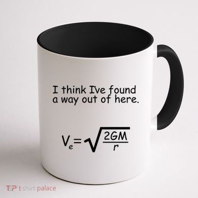 I Think I've Found A Way Out Coffee Mug back
