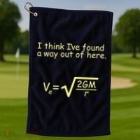 I Think I've Found A Way Out Golf Towel thumb 1