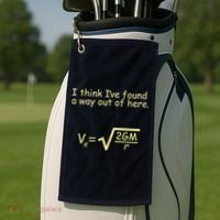 I Think I've Found A Way Out Golf Towel thumb 2