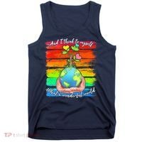 I Think To Myself What A Wonderful World Tank Top thumb 0