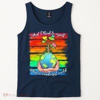 I Think To Myself What A Wonderful World Tank Top thumb 2