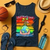 I Think To Myself What A Wonderful World Tank Top thumb 4