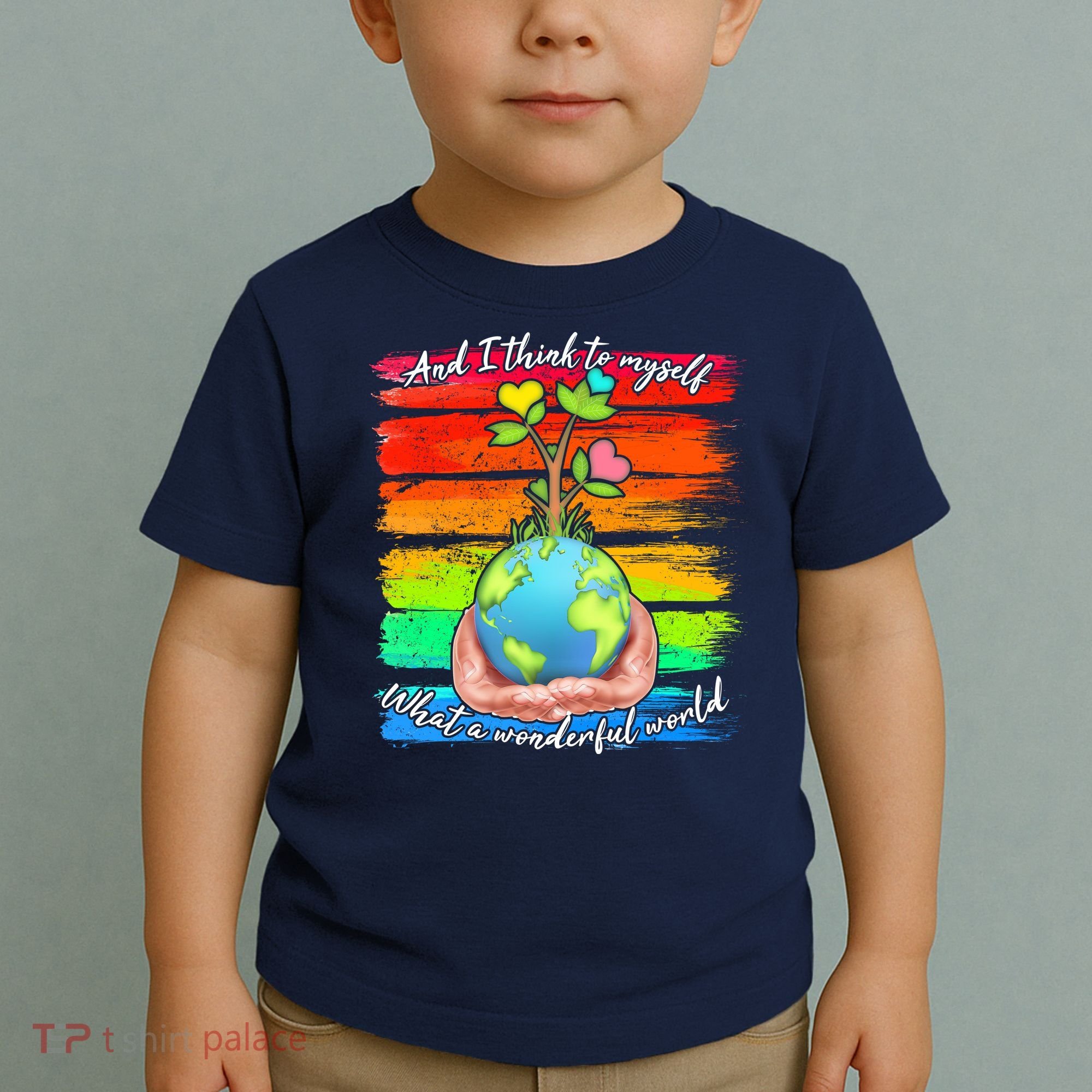 I Think To Myself What A Wonderful World Toddler T-Shirt