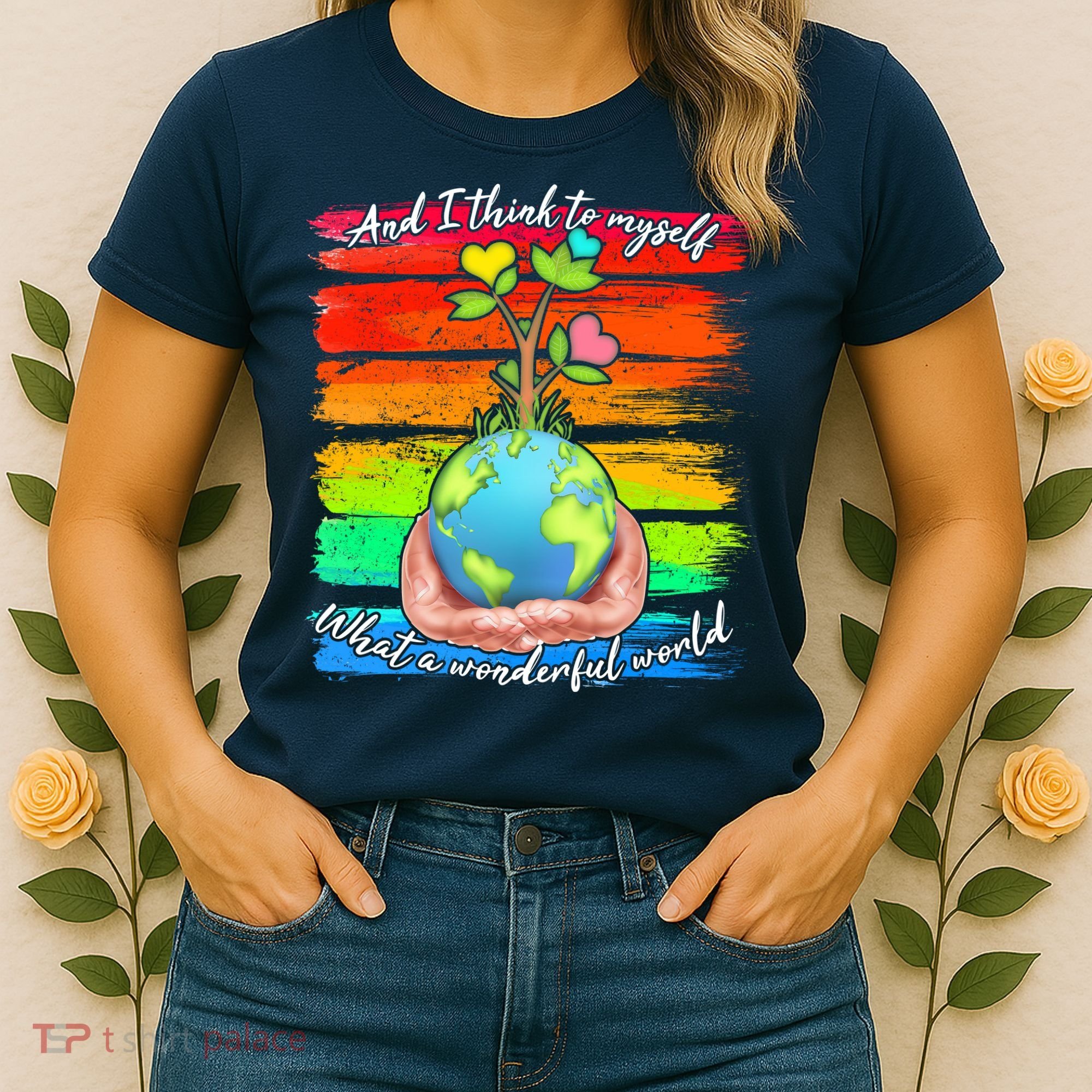 I Think To Myself What A Wonderful World Women's T-Shirt