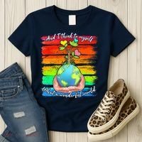 I Think To Myself What A Wonderful World Women's T-Shirt thumb 3