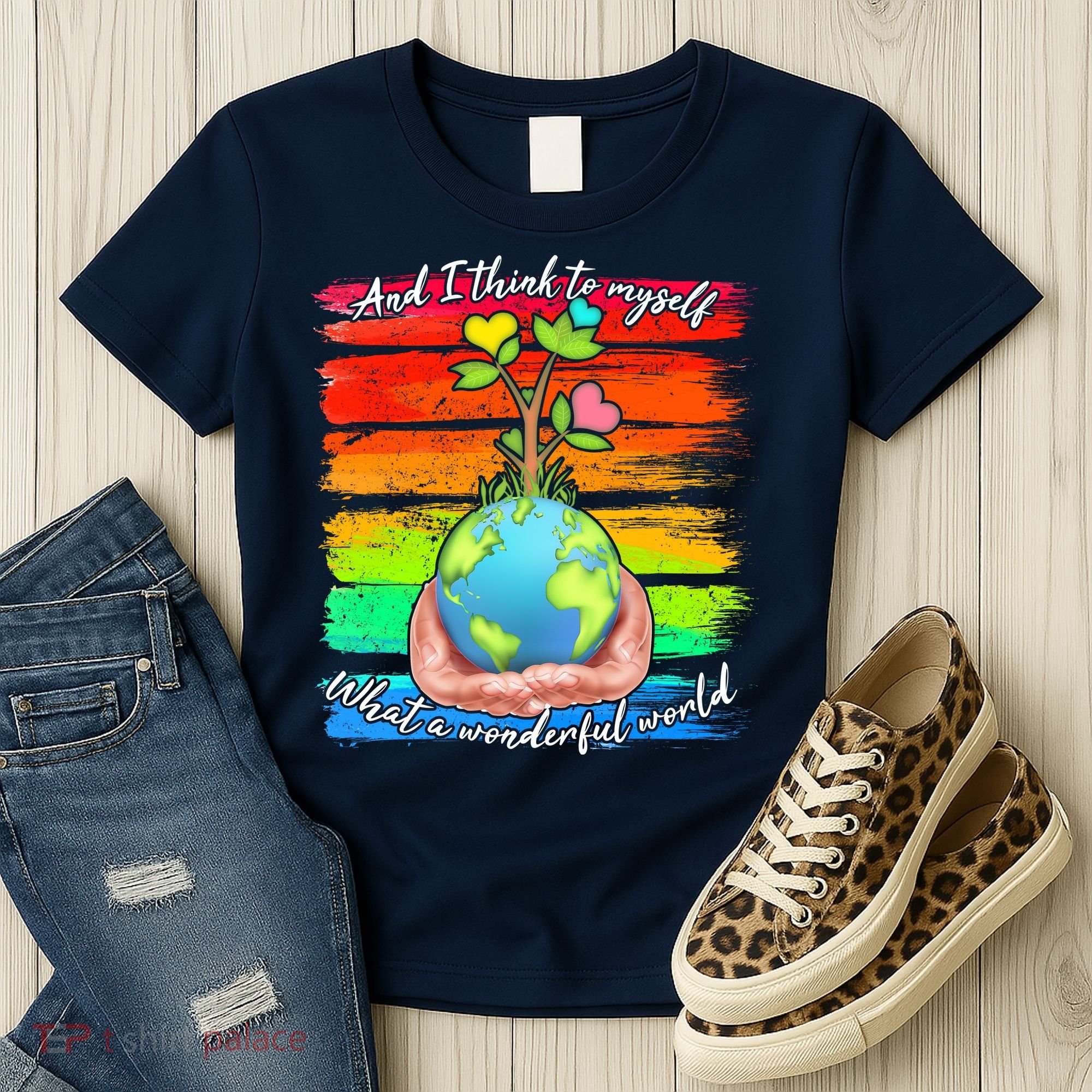 I Think To Myself What A Wonderful World Women's T-Shirt