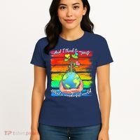 I Think To Myself What A Wonderful World Women's T-Shirt thumb 4