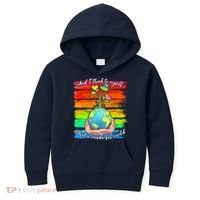 I Think To Myself What A Wonderful World Kids Hoodie thumb 0