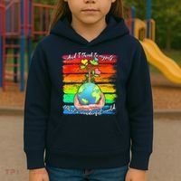 I Think To Myself What A Wonderful World Kids Hoodie thumb 3