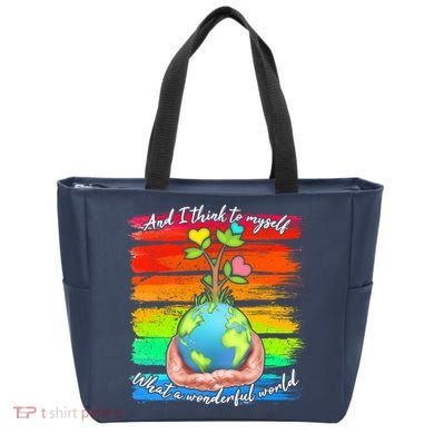 I Think To Myself What A Wonderful World Tote Bag