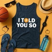 I Told You So Funny Bitcoin Tank Top thumb 4
