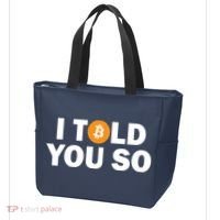 I Told You So Funny Bitcoin Tote Bag thumb 3
