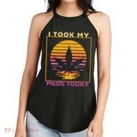 I Took My Meds Today Medical Marijuana Women's Perfect Tri Rocker Tank thumb 2