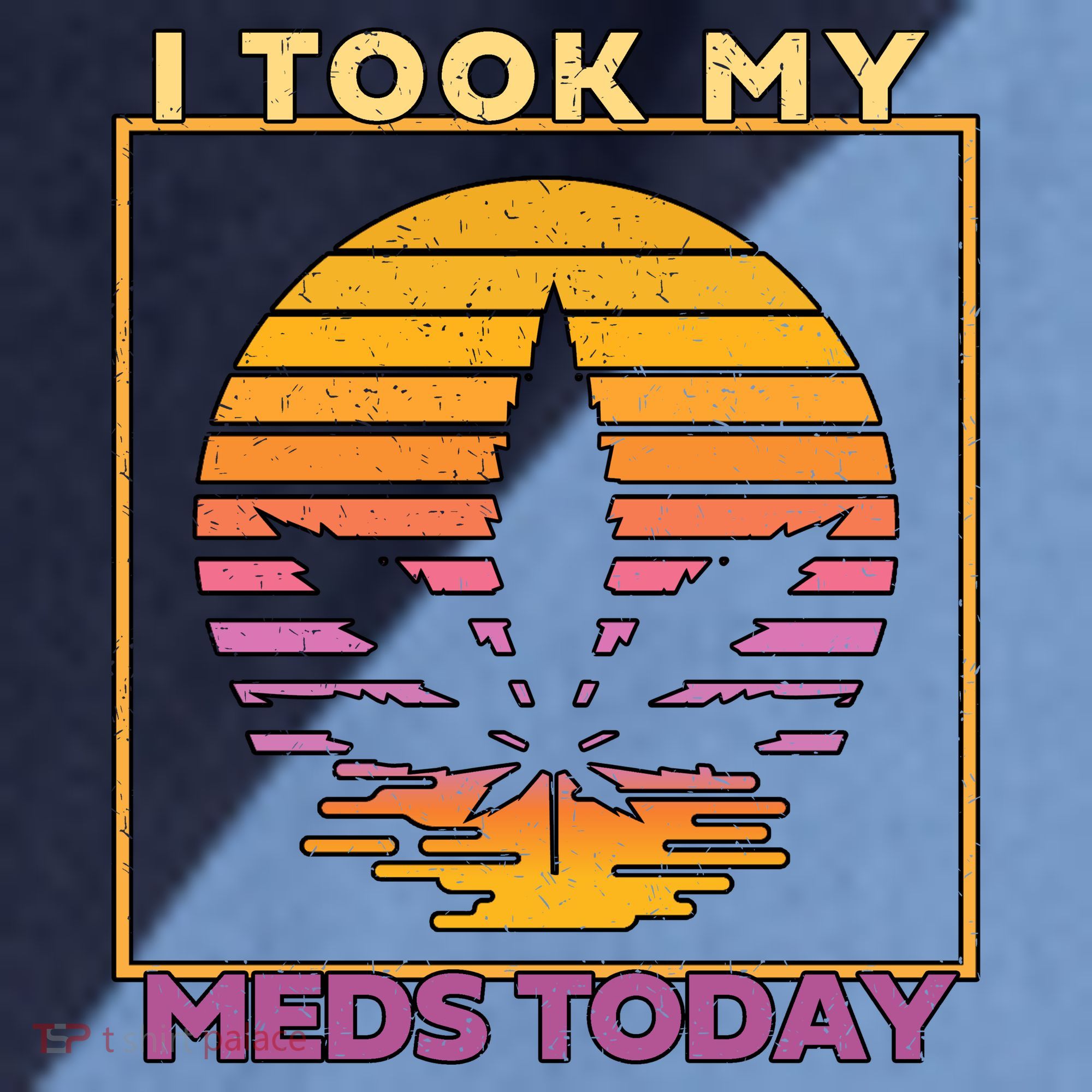 I Took My Meds Today Medical Marijuana Raglan Baseball Sleeve Shirt