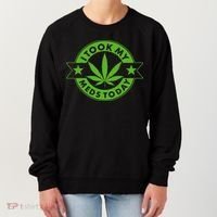 I Took My Meds Today Weed Emblem Women's Sweatshirt thumb 0