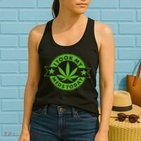 I Took My Meds Today Weed Emblem Women's Tank Top thumb 2
