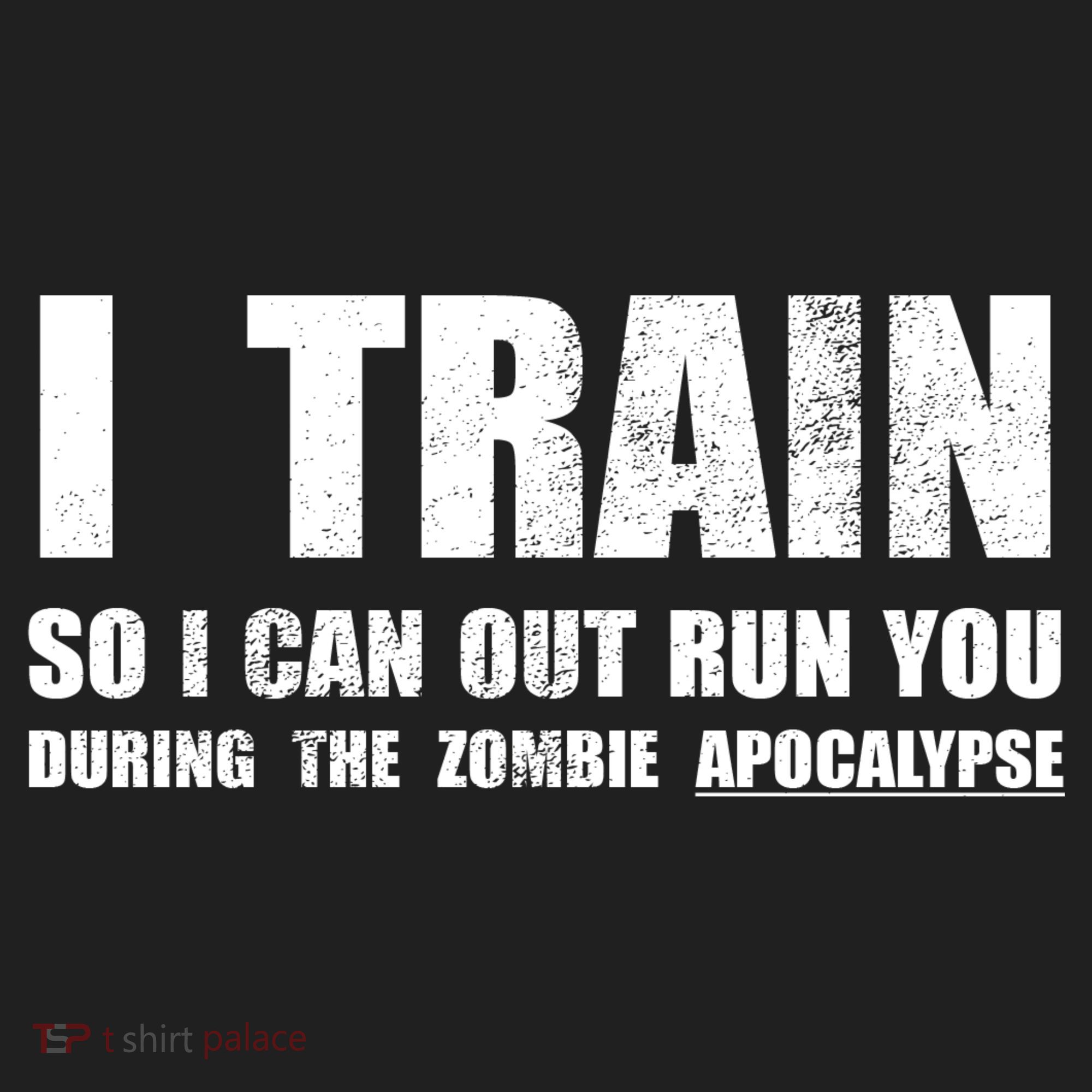 I Train So I Can Out Run You During A Zombie Apocalypse Beanie