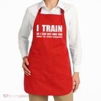 I Train So I Can Out Run You During A Zombie Apocalypse Apron thumb 2