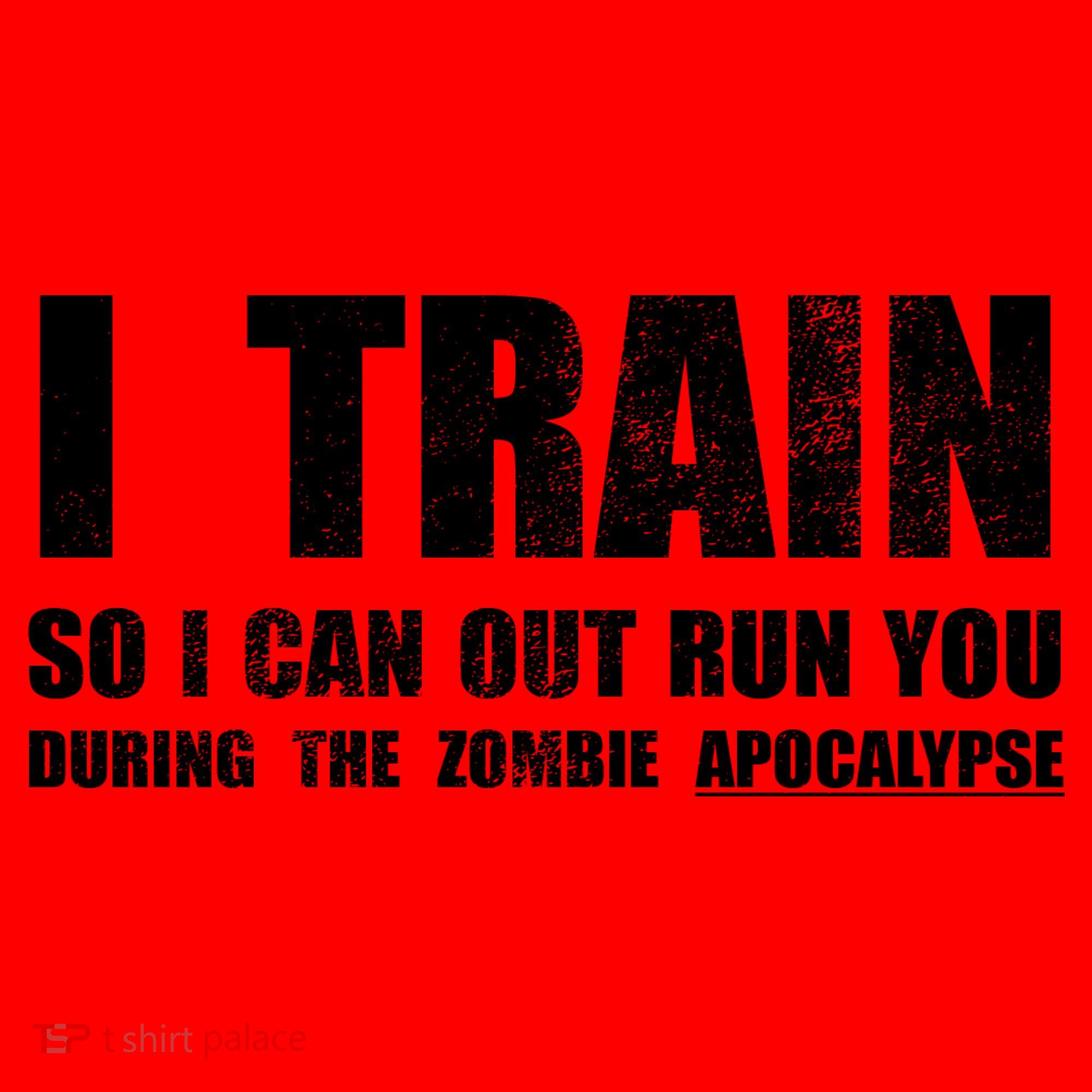 I Train So I Can Out Run You During A Zombie Apocalypse Santa Hat