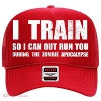 I Train So I Can Out Run You During A Zombie Apocalypse Hat thumb 0