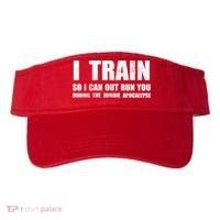I Train So I Can Out Run You During A Zombie Apocalypse Visor thumb 0