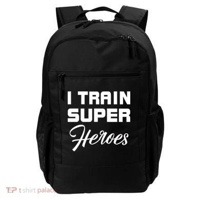 I Train Super Heroes Backpack
