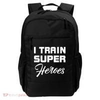 I Train Super Heroes Backpack thumb 0