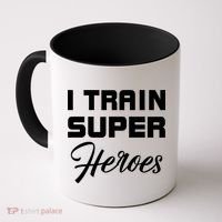 I Train Super Heroes Coffee Mug thumb 0