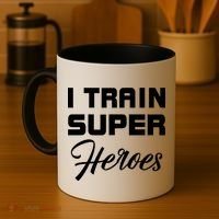 I Train Super Heroes Coffee Mug thumb 4