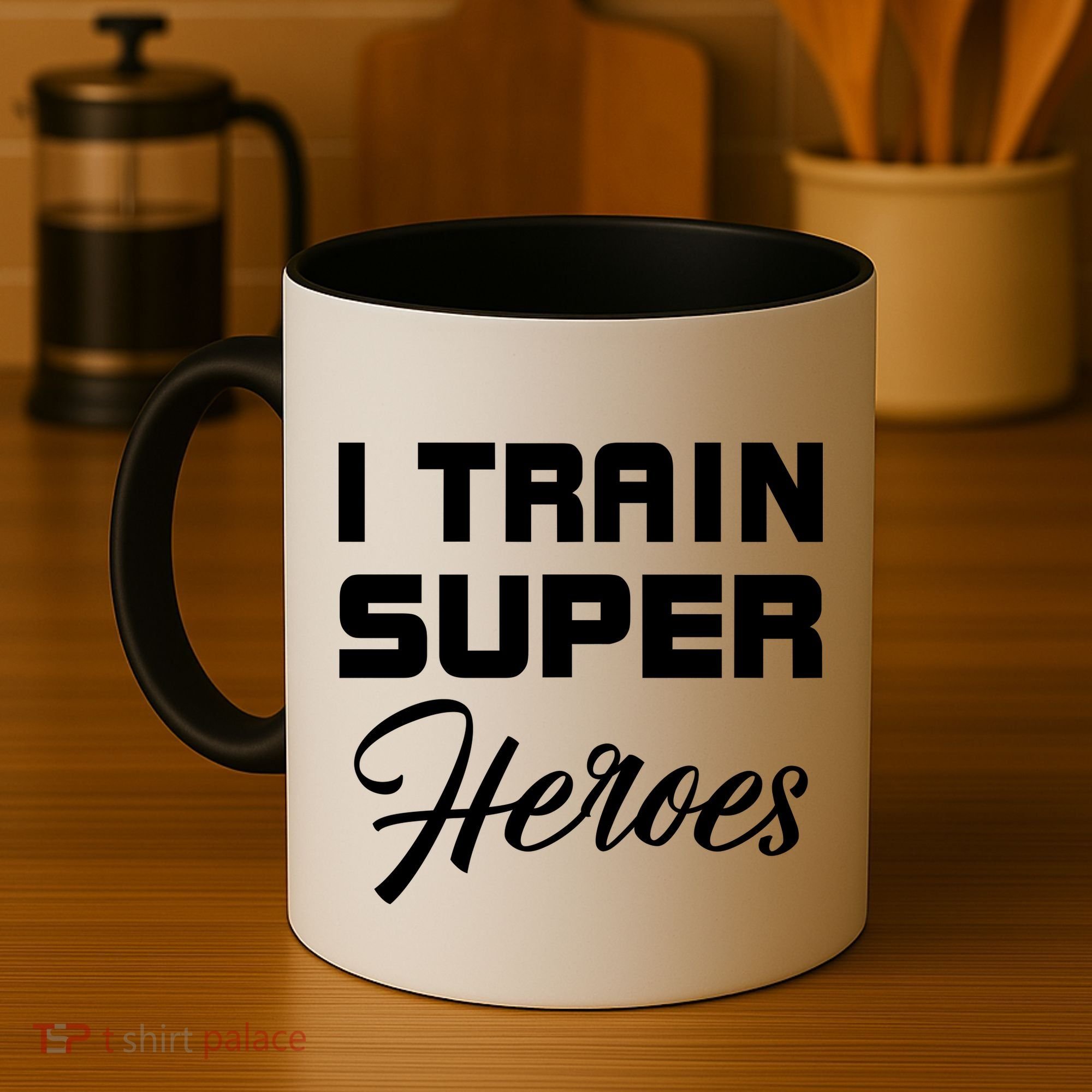 I Train Super Heroes Coffee Mug