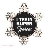 I Train Super Heroes Ornament thumb 0