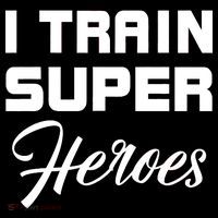 I Train Super Heroes Ornament thumb 1