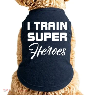 I Train Super Heroes Doggie Tank