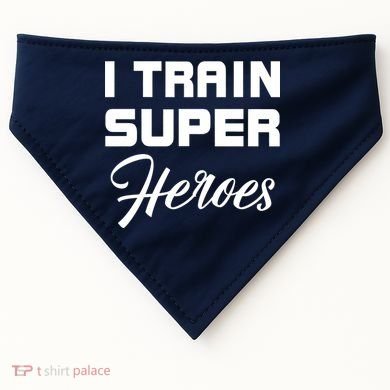 I Train Super Heroes USA-Made Doggie Bandana