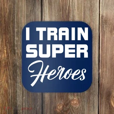 I Train Super Heroes Coaster